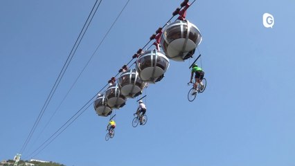Reportage - Cyclo-bulles pour le Tour de France