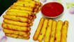 പൊട്ടറ്റോ ഫിംഗേഴ്സ് | Crispy Poha & Potato Fingers Evening Snack | आलू पोहा के कुरकुरे फिंगर फ्राइज