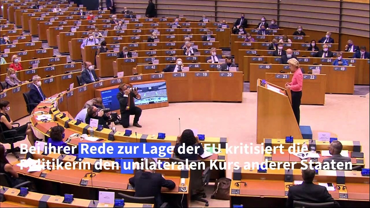 Von der Leyen warnt: 'Unsere Weltordnung ist gelähmt'