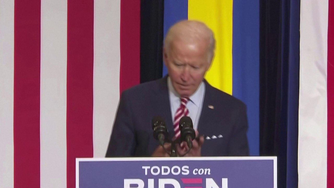 Joe Biden joue "Despacito" lors d'un meeting à Porto Rico