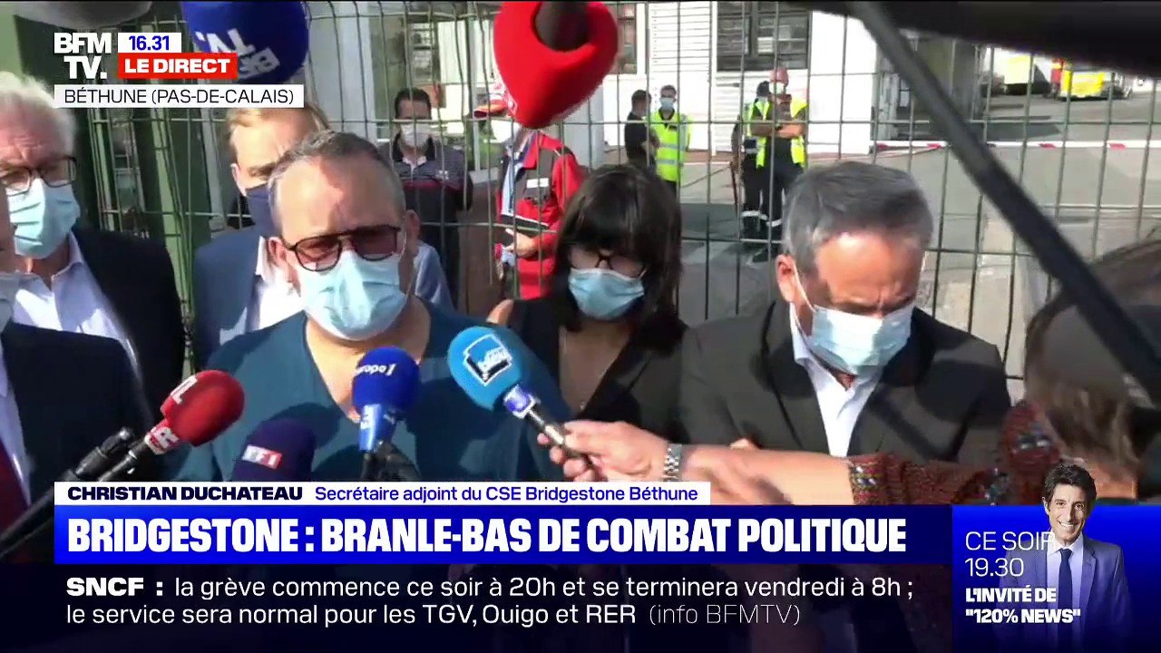 Bridgestone à Béthune: l'État et la région "nous apportent leur soutien total", selon le secrétaire adjoint du CSE