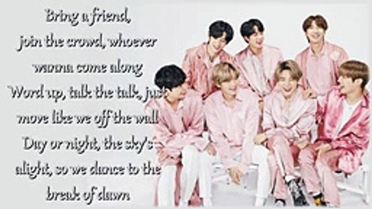 BTS - Dynamite (Lyrics)_144p