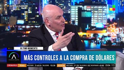 Espert: "Los dólares faltan cuando le gente tiene miedo"