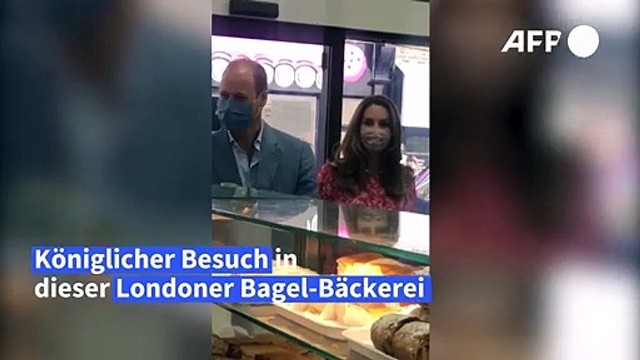 William und Kate backen Bagel