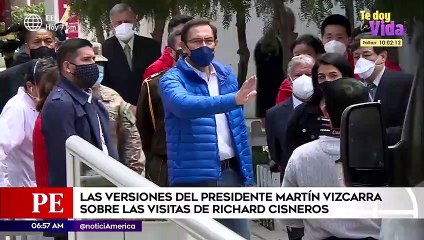 Las versiones del presidente Martín Vizcarra sobre las visitas de Richard Cisneros | Primera Edición (HOY)