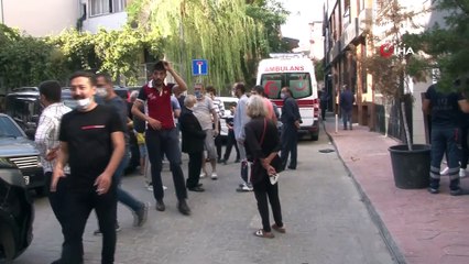 Beyoğlu'nda şok ölüm...Amerikalı şahıs, camdan cama geçmeye çalışırken böyle düştü