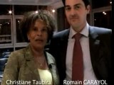 Christiane Taubira et Romain Carayol