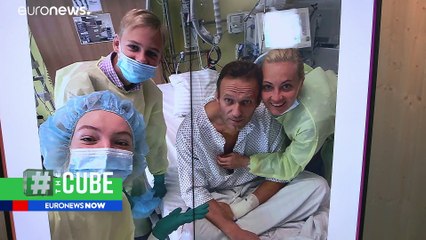 Russian opposition leader Navalny posts photo of himself from hospital, pledges to return to Russia