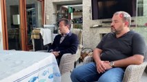 Tuzla Belediye Başkanı Şadi Yazıcı'dan Halil Sezai'nin darp ettiği yaşlı adama ziyaret