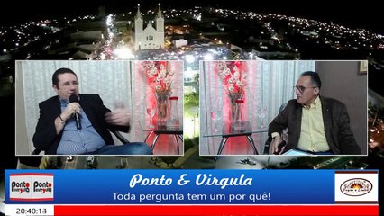 Vereador Cacá Gadelha no Programa Ponto & Vírgula da TVRPB