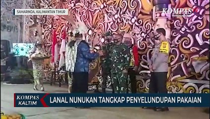Lanal Nunukan Tangkap Penyelundup Pakaian Ilegal Asal Malaysia