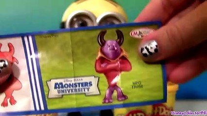 Video herunterladen: Play Doh Minions Easter Eggs! Make PlayDoh Stuart Dave Despicable Me Disney Monsters University Toys