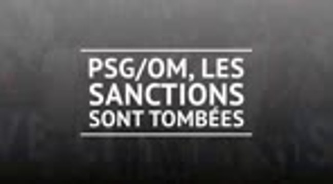 Classique - Les sanctions sont tombées
