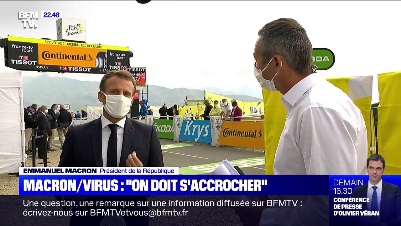 Emmanuel Macron: "Même quand c’est dur, on doit s’accrocher"