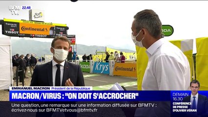 Emmanuel Macron: "Même quand c’est dur, on doit s’accrocher"