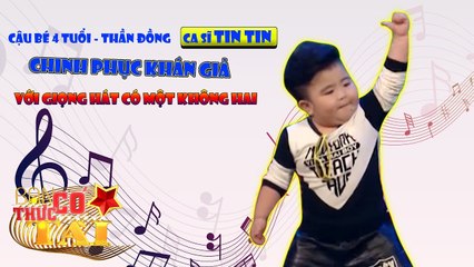 Cậu bé 4 tuổi - thần đồng ca sĩ Tin Tin chinh phục khán giả với giọng hát có một không hai.