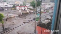 Fuertes lluvias provocaron inundaciones en Pomasqui