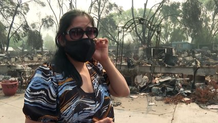 "He perdido todo, estoy vacía", dice una víctima de los incendios en EEUU