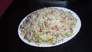 Vegetable Fried Rice Recipe - Fried Rice Restaurant Style - Chinese Fry Rice Recipe