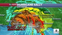 Major flooding in the Gulf Coast as Hurricane Sally makes its way North