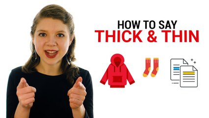 How to Say "Thick and Thin (Flat Things)" in Chinese | How To Say Series | ChinesePod