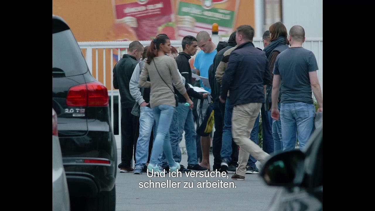 Regeln am Band bei hoher Geschwindigkeit Film