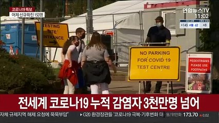 전세계 코로나 누적 감염자 3천만명 넘어