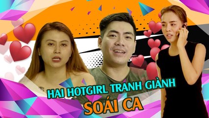 Hai hotgirl cực xinh tranh giành chàng hotboy đẹp trai đi xe hơi ❤️