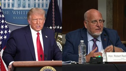 Trump doubles down on vaccine timeline, contradicts top expert