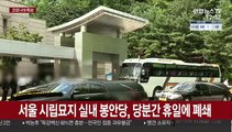 서울 시립묘지 실내 봉안당, 당분간 휴일에 폐쇄