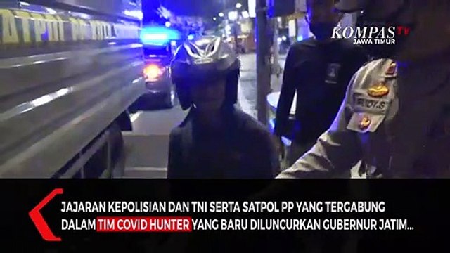 Razia Pelanggar Protokol Kesehatan, Warga Surabaya Sidang Ditempat
