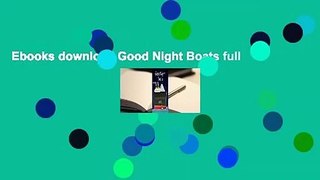 Ebooks download Good Night Boats full