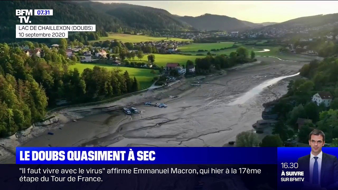 Une partie des bassins du Doubs complètement à...