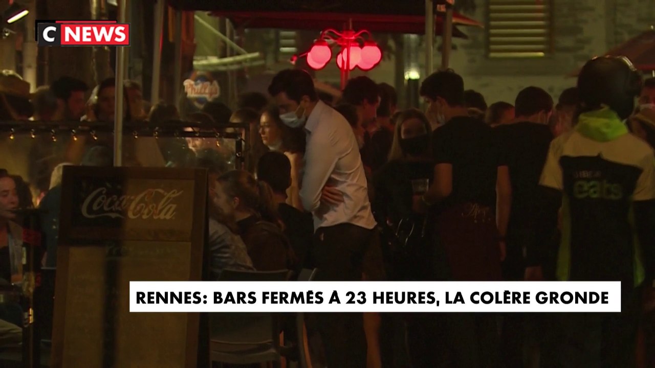 Rennes : bars fermés à 23 heures, la colère gronde