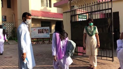 Pakistan schools reopen after six months closure