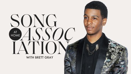 Brett Gray Sings Usher, Bruno Mars, and "Baby Blue" in a Game of Song Association
