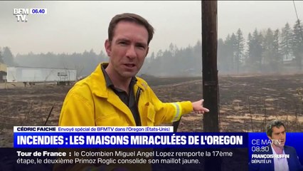 Dans l'Oregon, certaines maisons ont été par miracle épargnées par les incendies