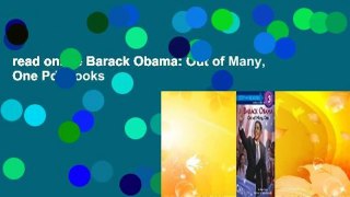 read online Barack Obama: Out of Many, One Pdf books