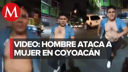 Sujeto golpea a mujer y luego ataca al hombre que intenta defenderla en CdMx