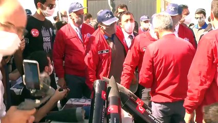 Bakanlar Karaismailoğlu ve Varank TÜRKSAT Model Uydu Yarışması'na katıldı