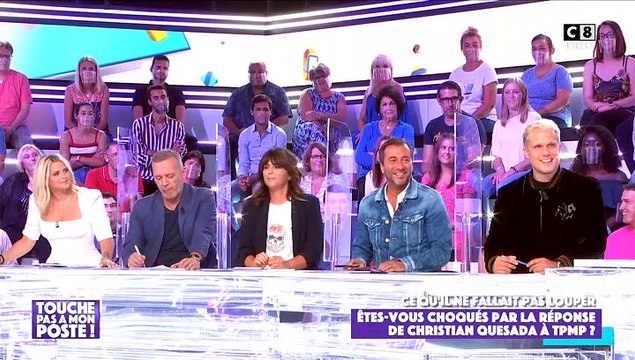 Guillaume Genton revient sur l'histoire du sexe tordu de Christian Quesada dans Touche pas à mon poste (C8) le 16 septembre 2020.
