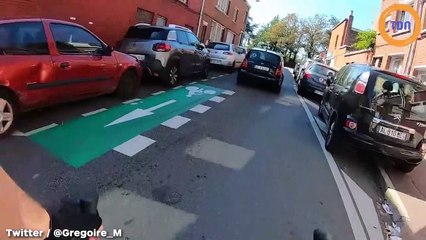 Ce cycliste se fait agresser par un automobiliste à Tives