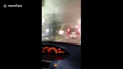 Heavy rain causes severe flooding in Mexico City