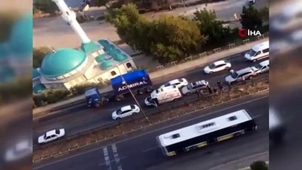 Bursa'da zincirleme kaza: 7 araç birbirine girdi