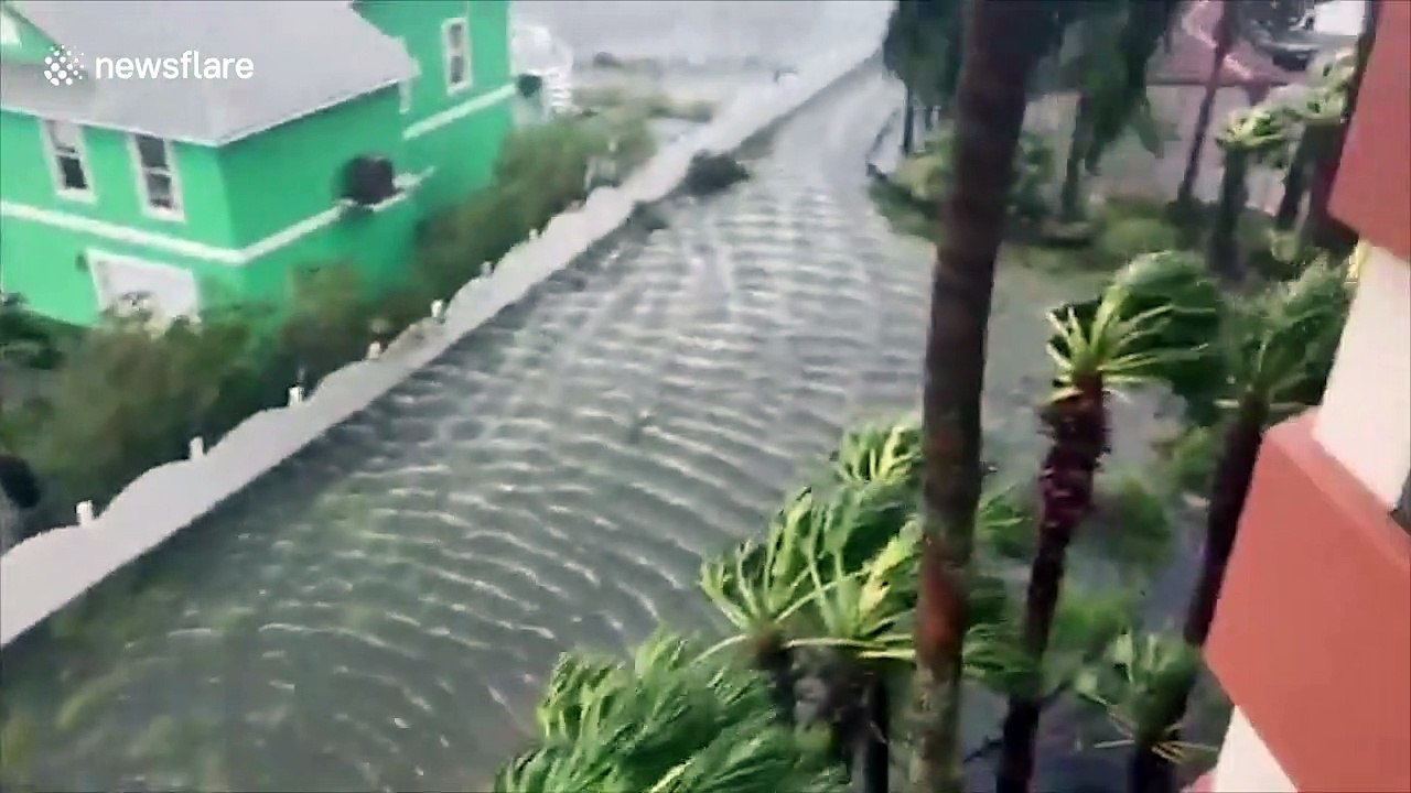 Yachts washed ashore as Hurricane Sally's surges flood Pensacola Beach