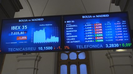 El Ibex 35 abre con caídas y pierde los 7.100 puntos tras la decisión de la Fed