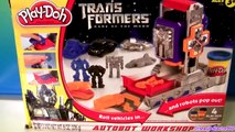 Play Doh Transformers Autobots Workshop Make 4 Playdoh Robots Bumblebee Optimus Prime Megatron