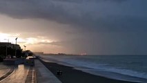 Maltempo in Calabria, i temporali provocati dall'Uragano Mediterraneo a Catanzaro Lido