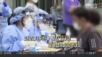 [영상구성] 코로나19 신규 확진 153명…보름 연속 100명대