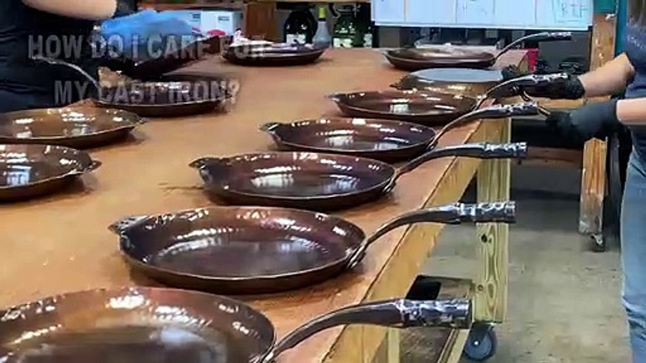 Caring for your cast iron pots and pans